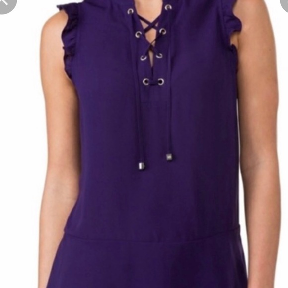 Michael Kors Tops - 🔥🛍➡️NWT Purple Sleeveless Top by MK